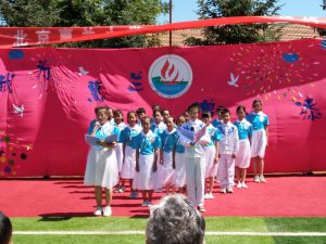 惠兰小学建校12周年庆典